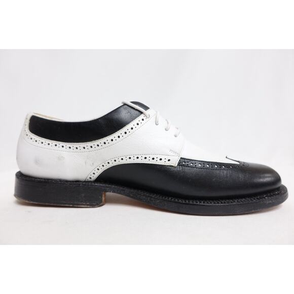 KING STEP A STEP ABOVE Spectator Black/White Wingtip 10.5DUS/10UK/44 Golf Shoes main image 9